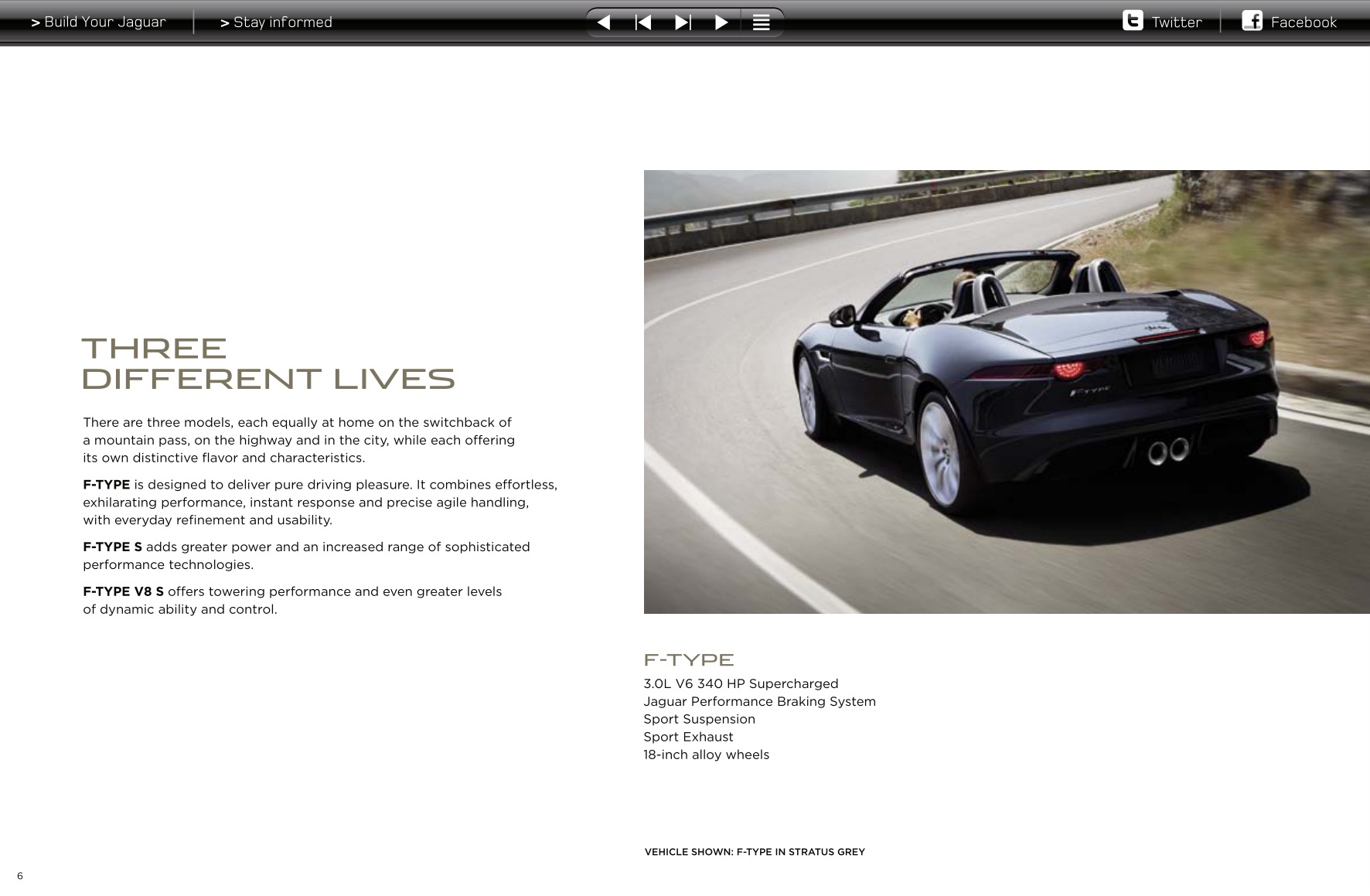 2014 Jaguar F-Type Brochure Page 43